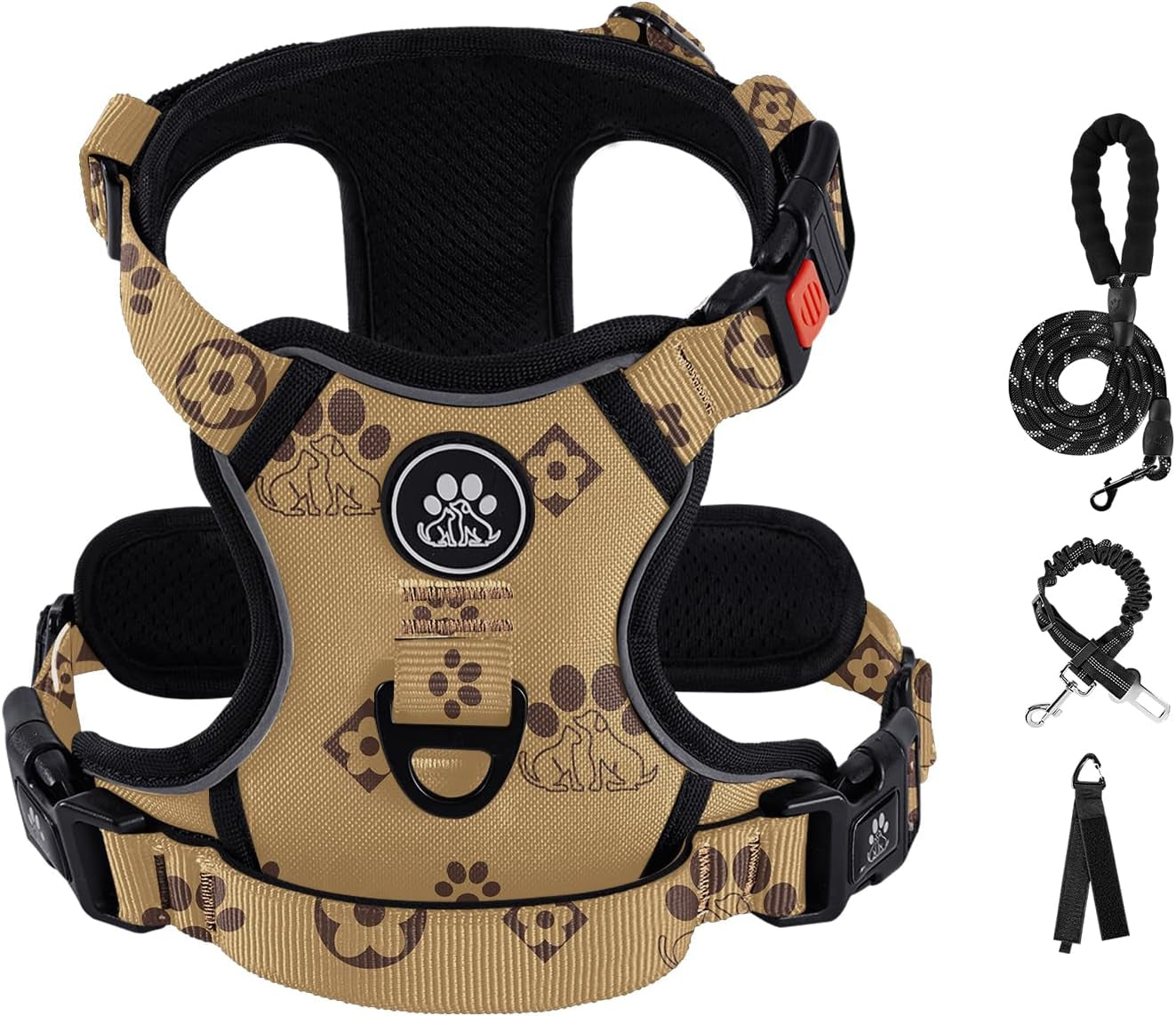 No Pull Dog Harness Set